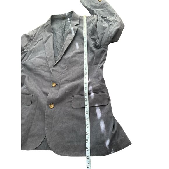 J.Crew‎ Men's Blue Preppy Academia Office Ludlow Slim Fit Suit Jacket Size 38S - Picture 13 of 13